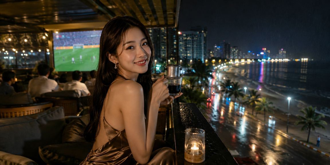 Xem kèo bóng đá cùng cà phê buổi sáng tại Nha Trang